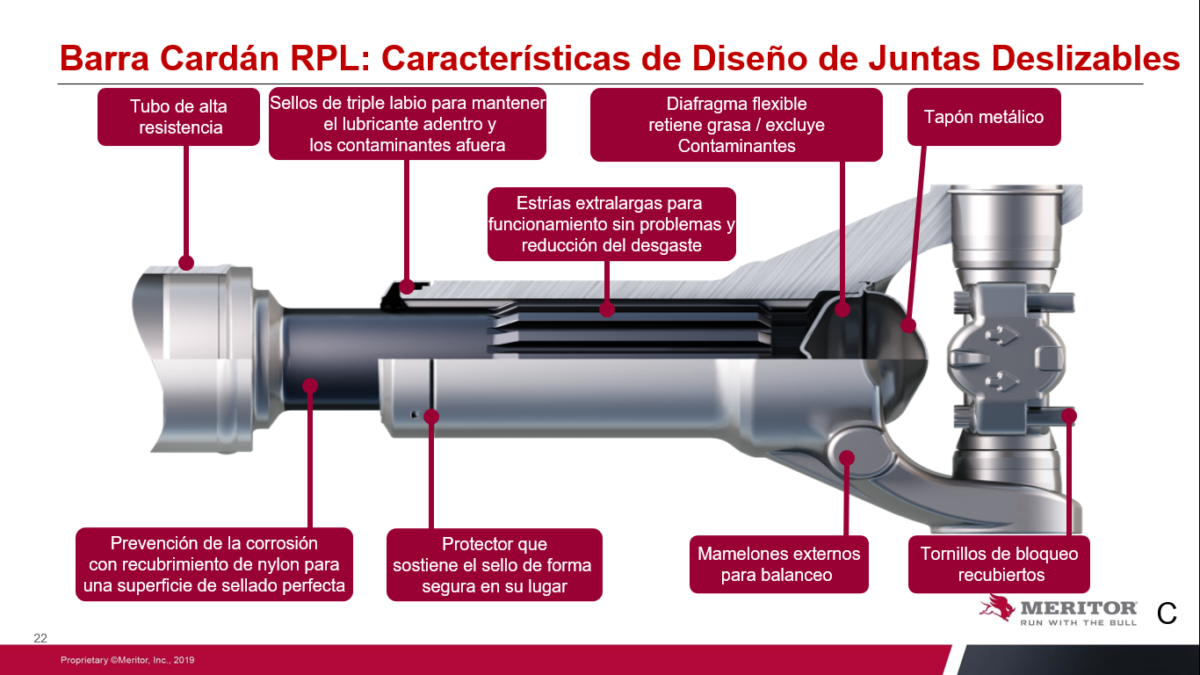 Realiza Meritor capacitación sobre barra cardán | Autotransporte.mx